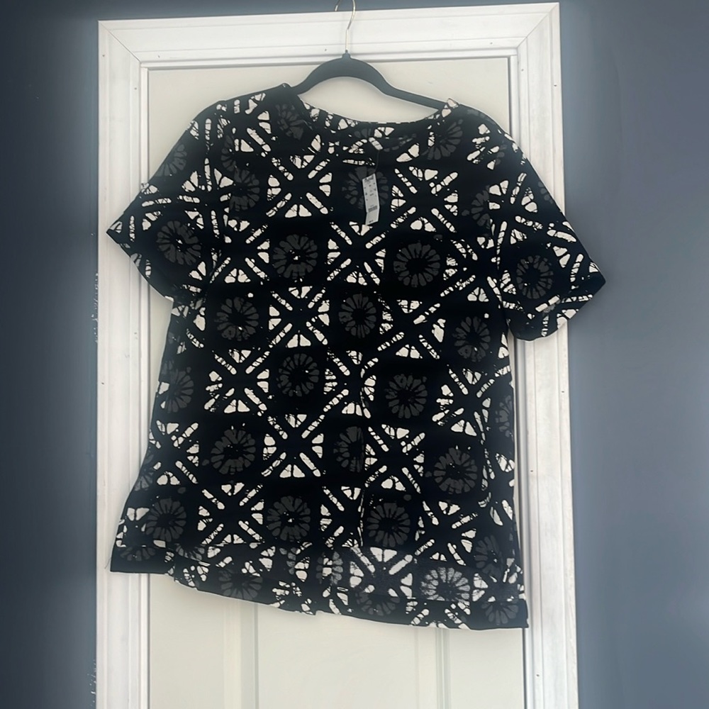Madewell button back top